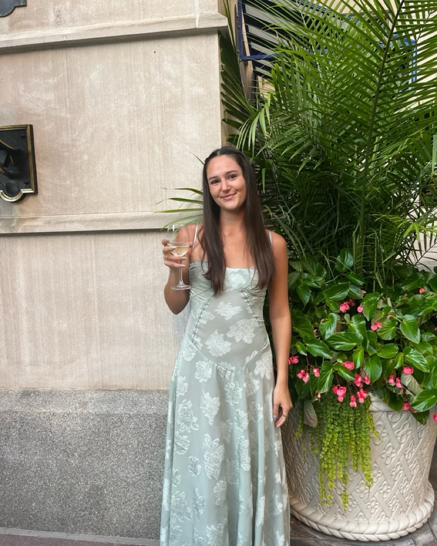 House of CB Pistachio Lace Dress - Image 6