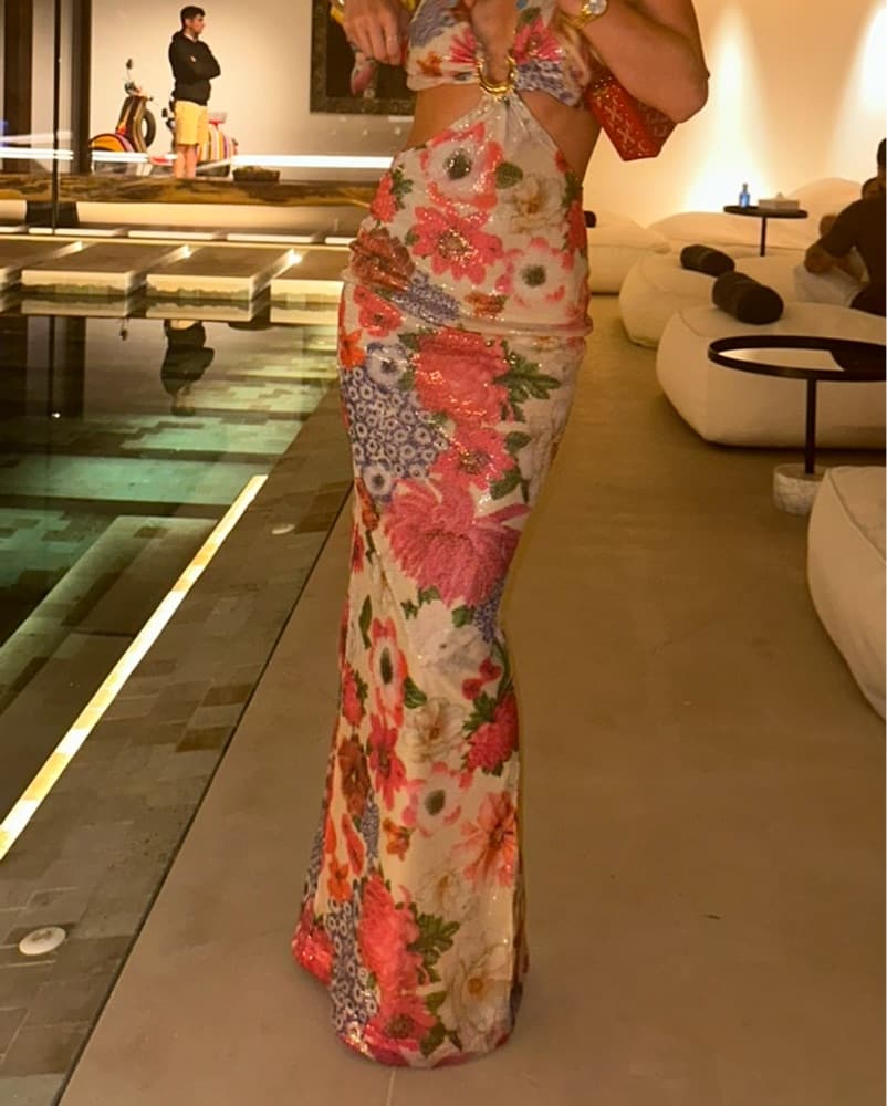 Sequin Maxi Dress - Image 3