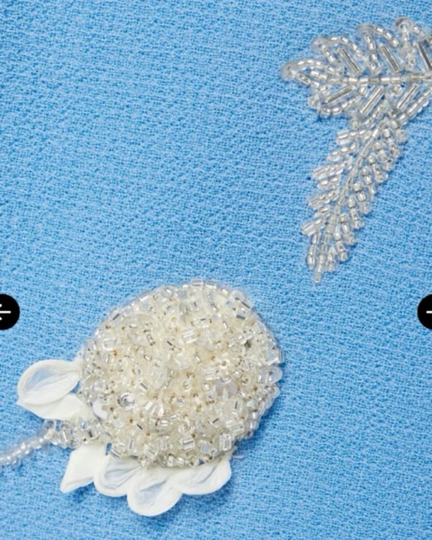 Oscar De La Renta Embroidered Mini Dress - Image 3