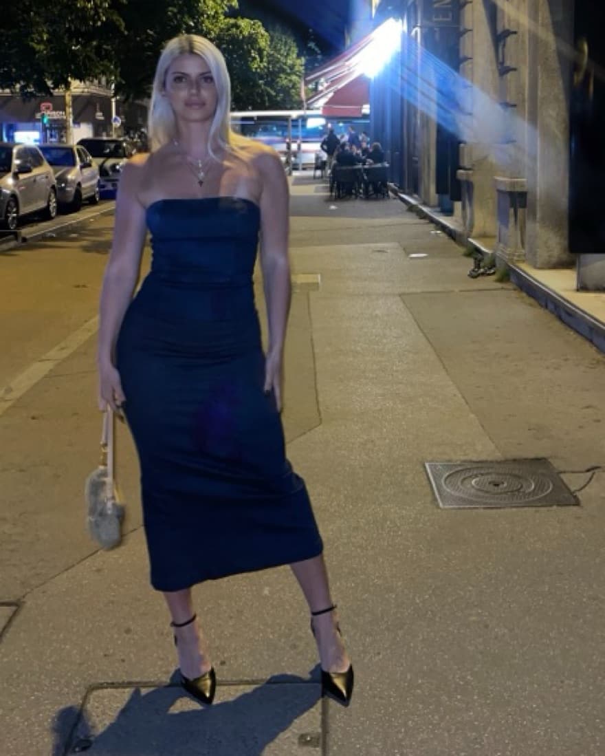 Aritzia Denim Tube Dress - Image 2