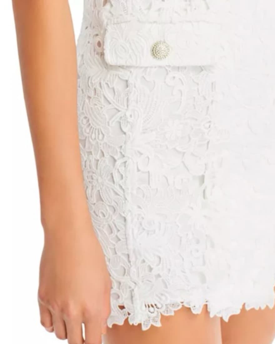 Generation Love White Lace Blazer Dress  - Image 6