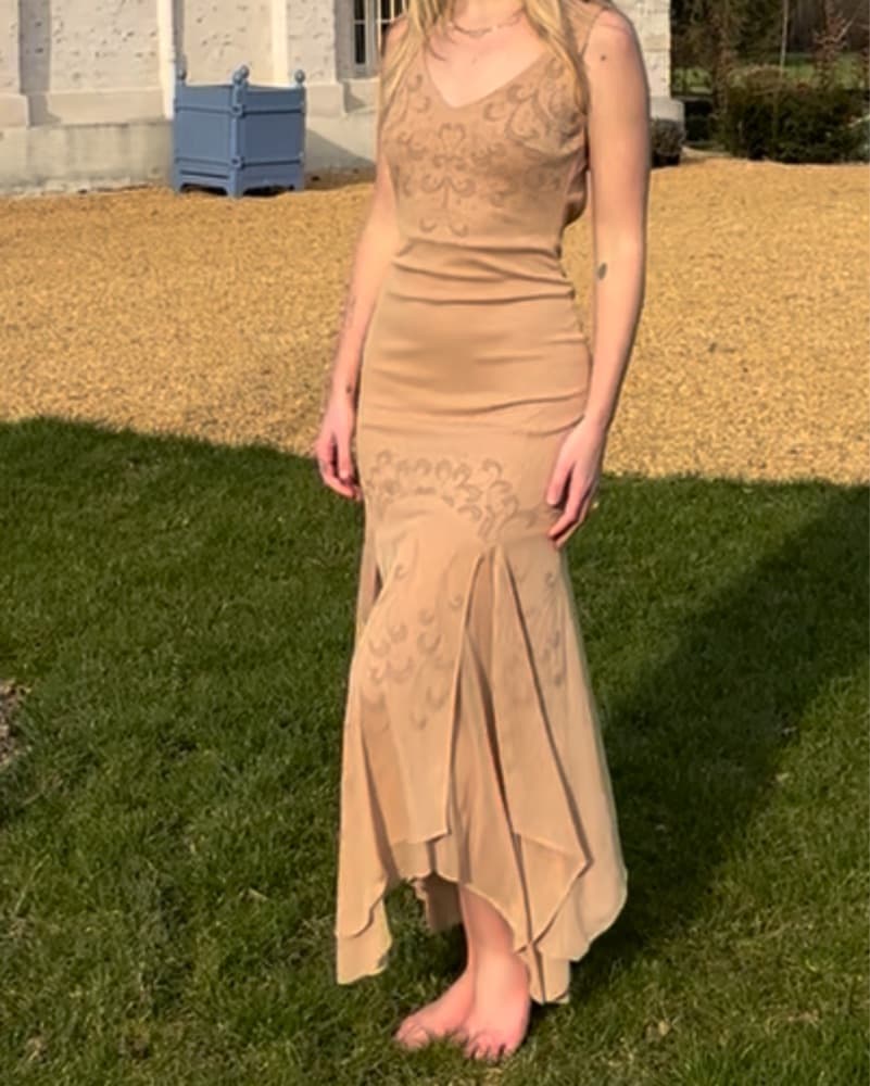 Vintage Dress With Beading - Image 2