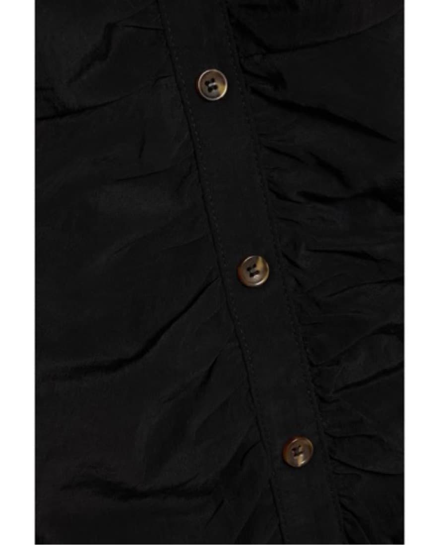 Black Walter Baker Woven Mini Dress  - Image 4