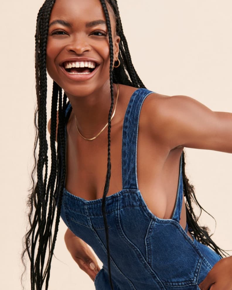 Free People Kendra Denim Jumpsuit - Image 4