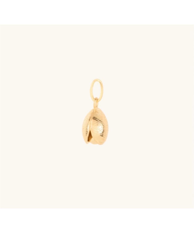 Catbird 14K Gold Shell Bell Charm - Image 2