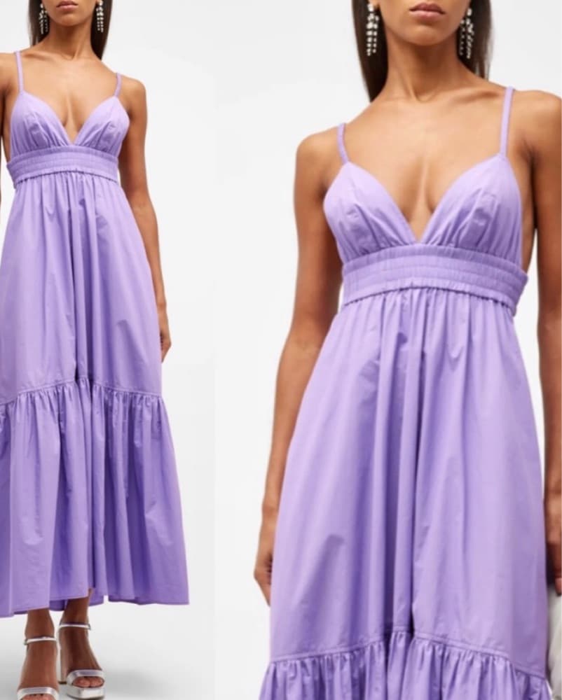 ALC Rhodes Cotton Midi Dress - Image 2