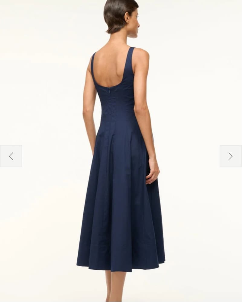 Navy Staud Wells Dress - Image 3