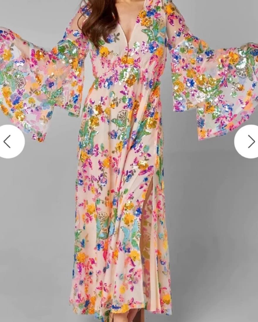 Sequin Maxi Dress - Image 1