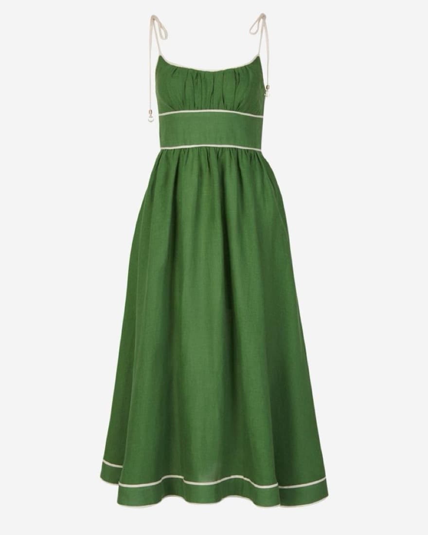 Zimmermann Alight Green Picnic Dress - Image 2