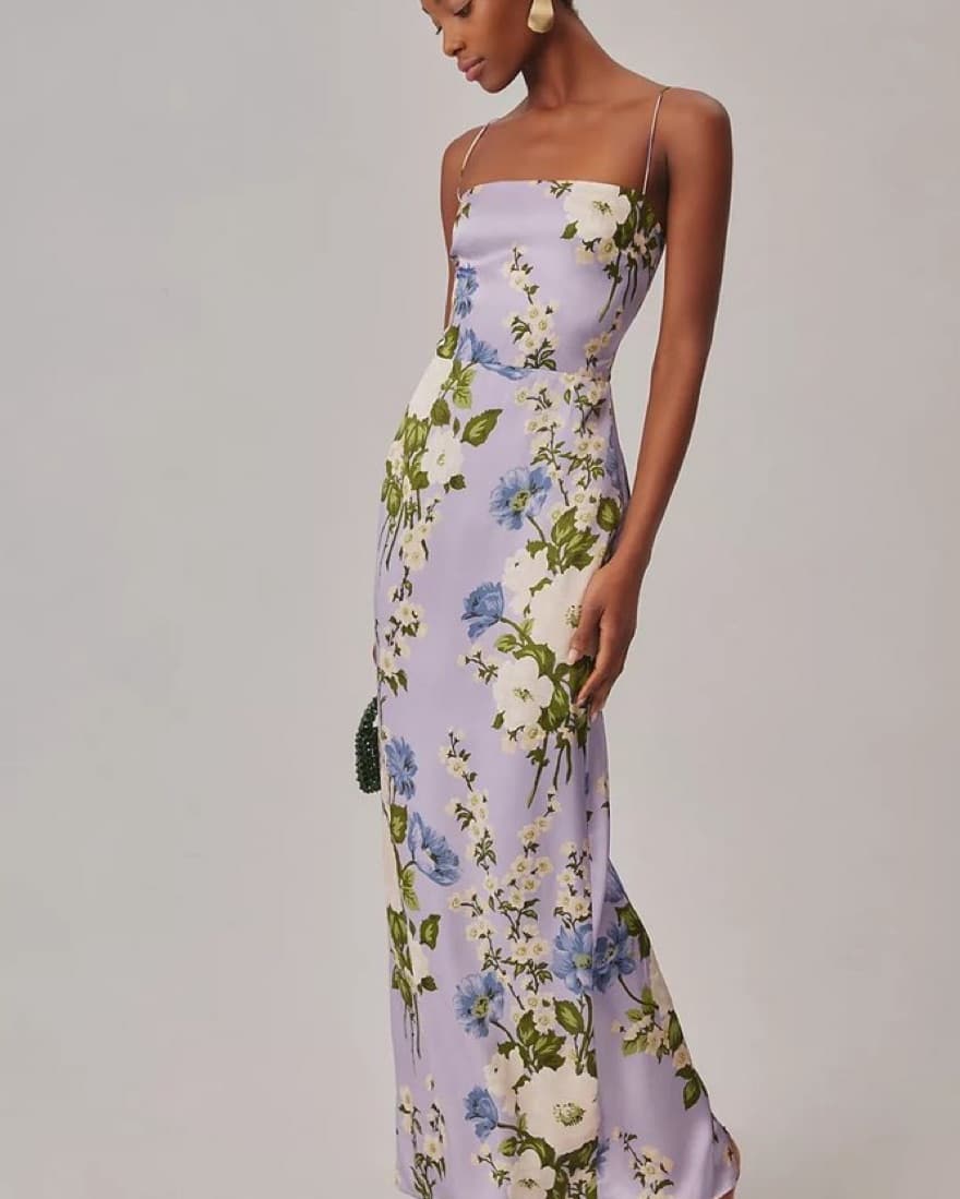 Reformation Frankie Silk Dress - Image 1