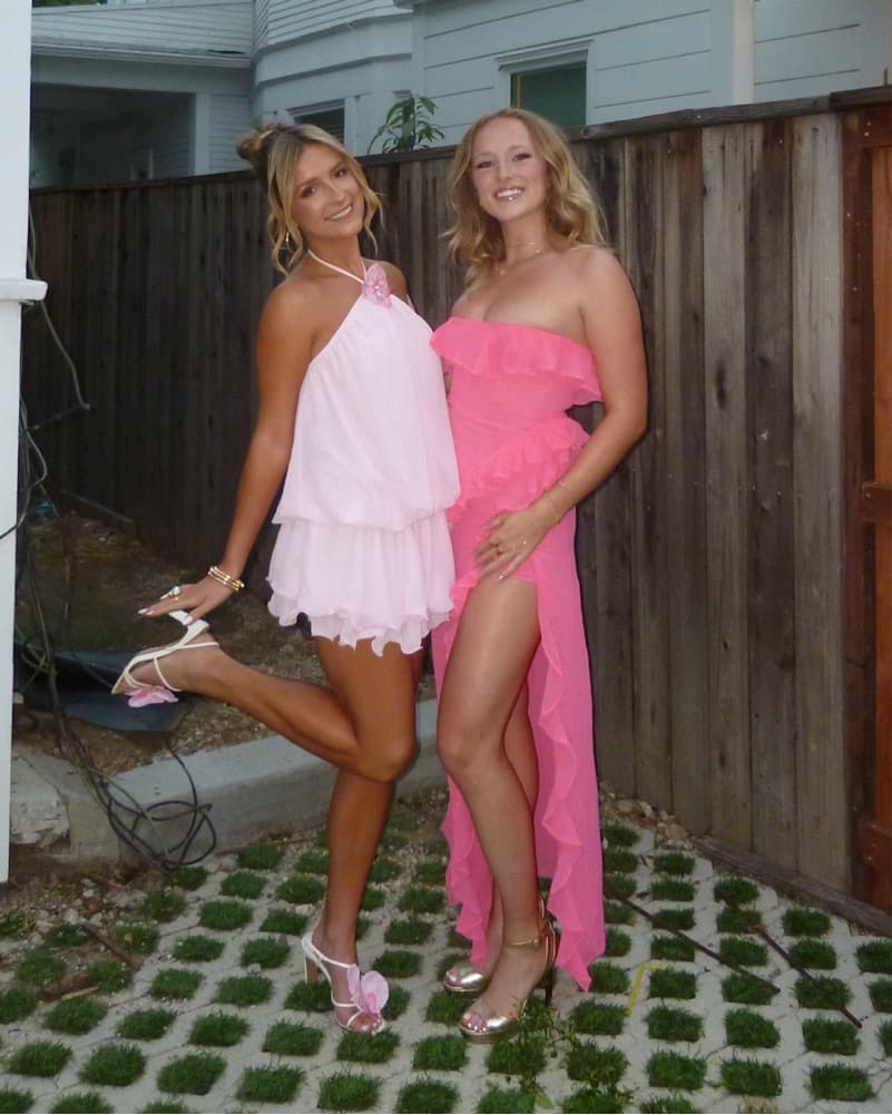 House of CB pink ruffle dress - Image 4