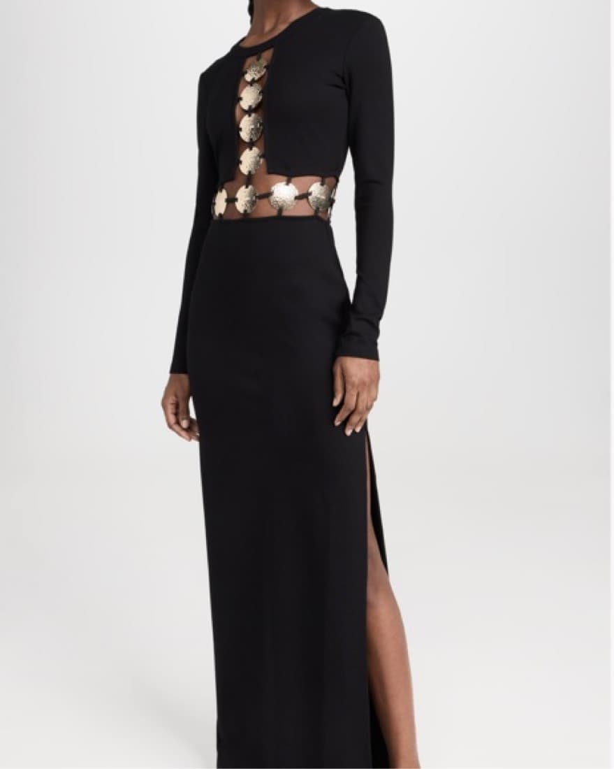 Black Staud Evening Dress - Image 1