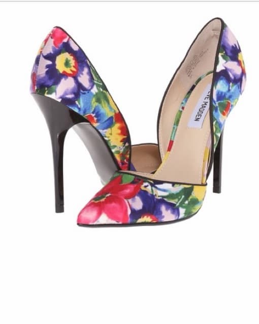 Vibrant Floral Stilettos - Image 1