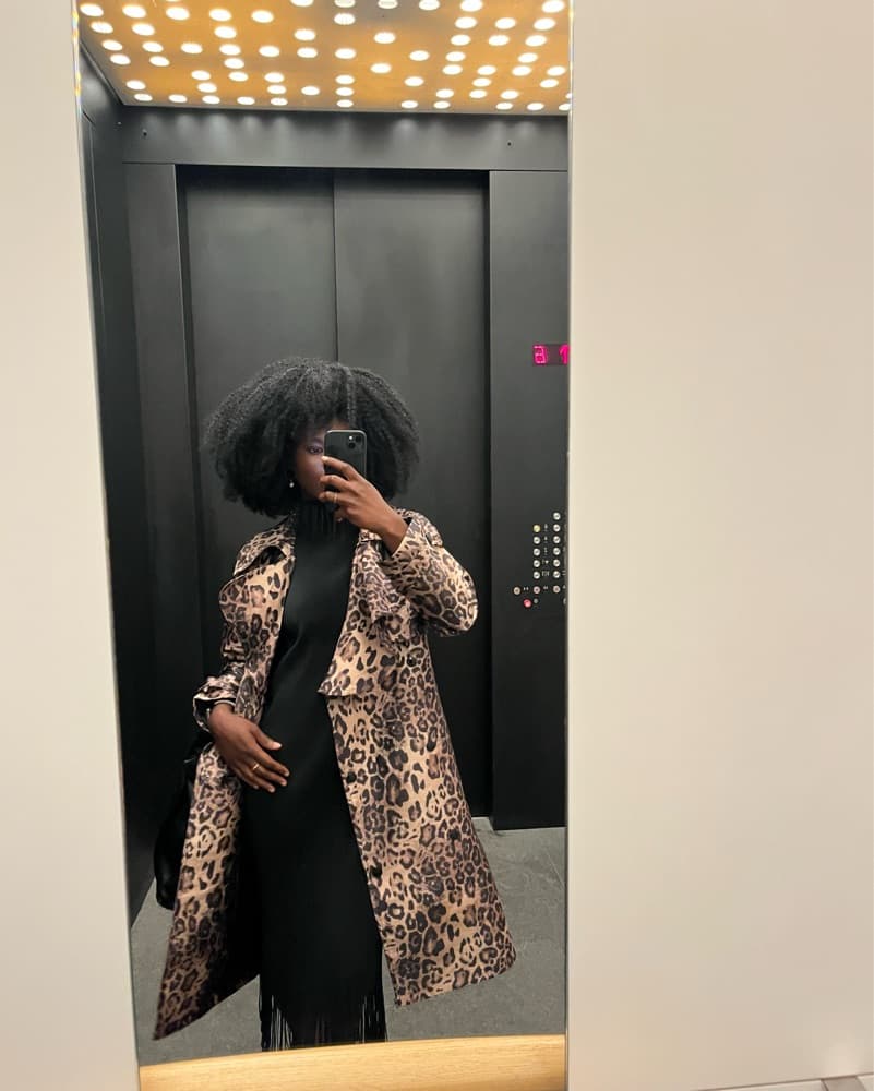 Glamorous Leopard Print Maxi Coat - Image 5