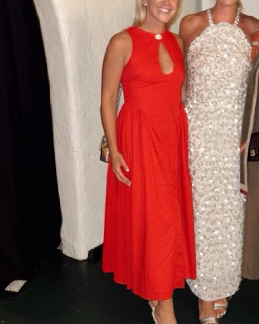 Commense Red Midi Dress - Image 2