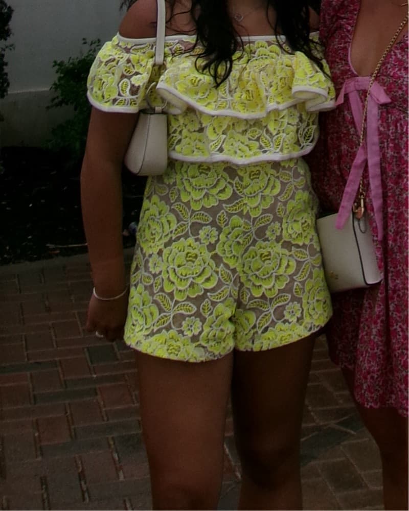 Alexis Lace Romper - Image 2