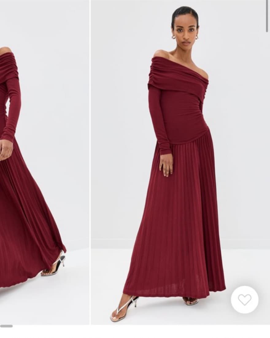Lioness Burgundy Maxi Dress - Image 1