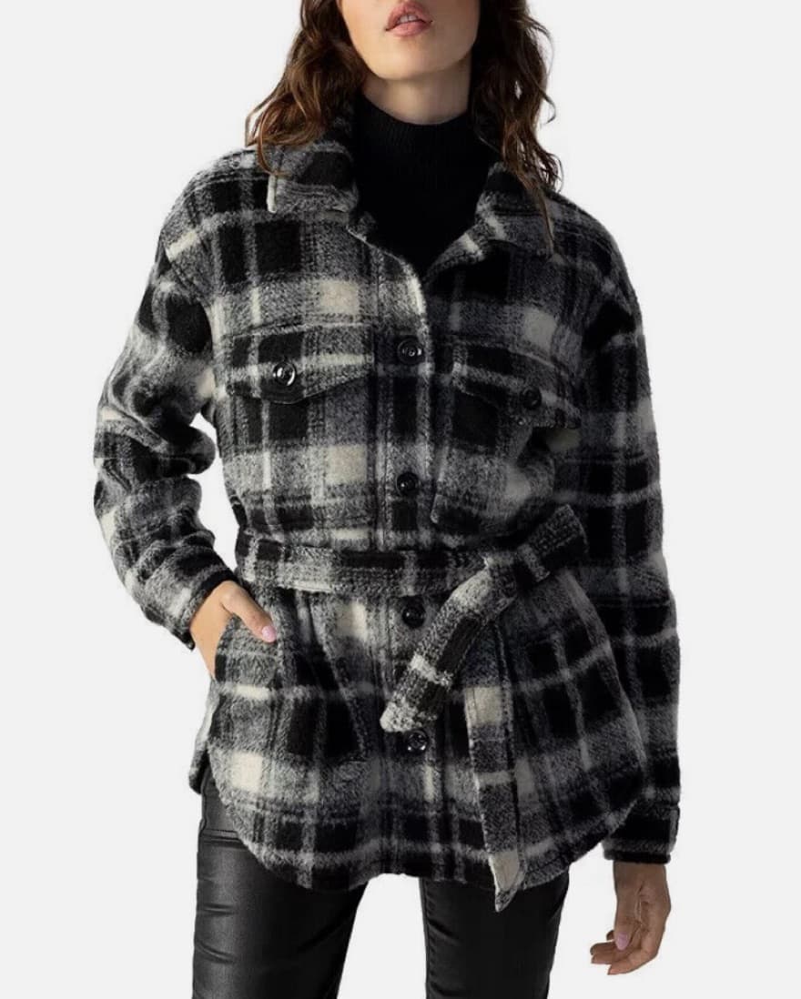 Sanctuary Shay Belted Shirt Jacket - Image 1