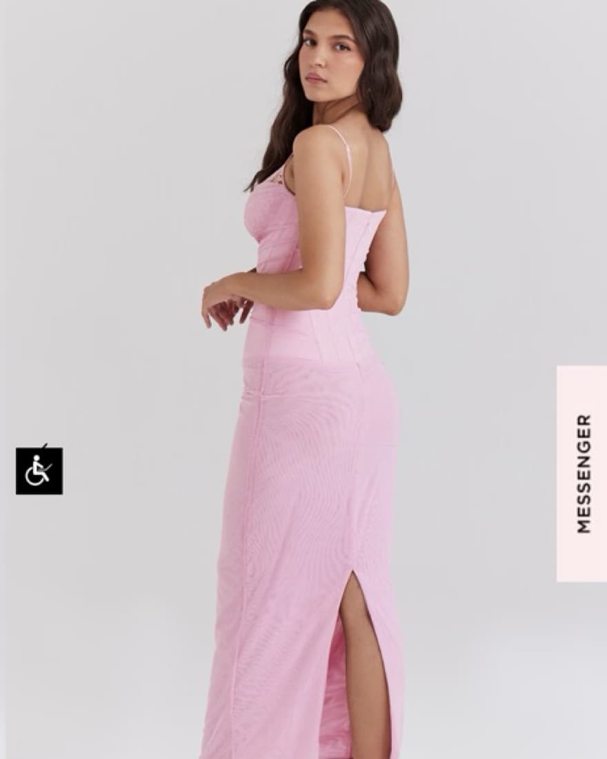 House Of CB Nalini Dress Cotton Candy - Image 3