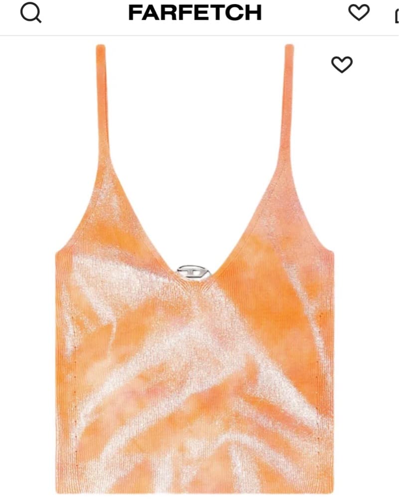 Diesel M-Ismina Knit Tank Top  - Image 4