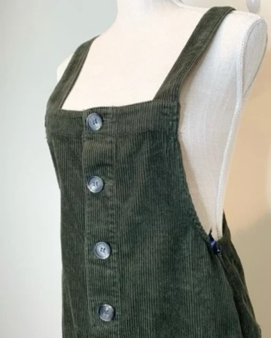 BlueSpice Corduroy Overalls Dress - Image 4