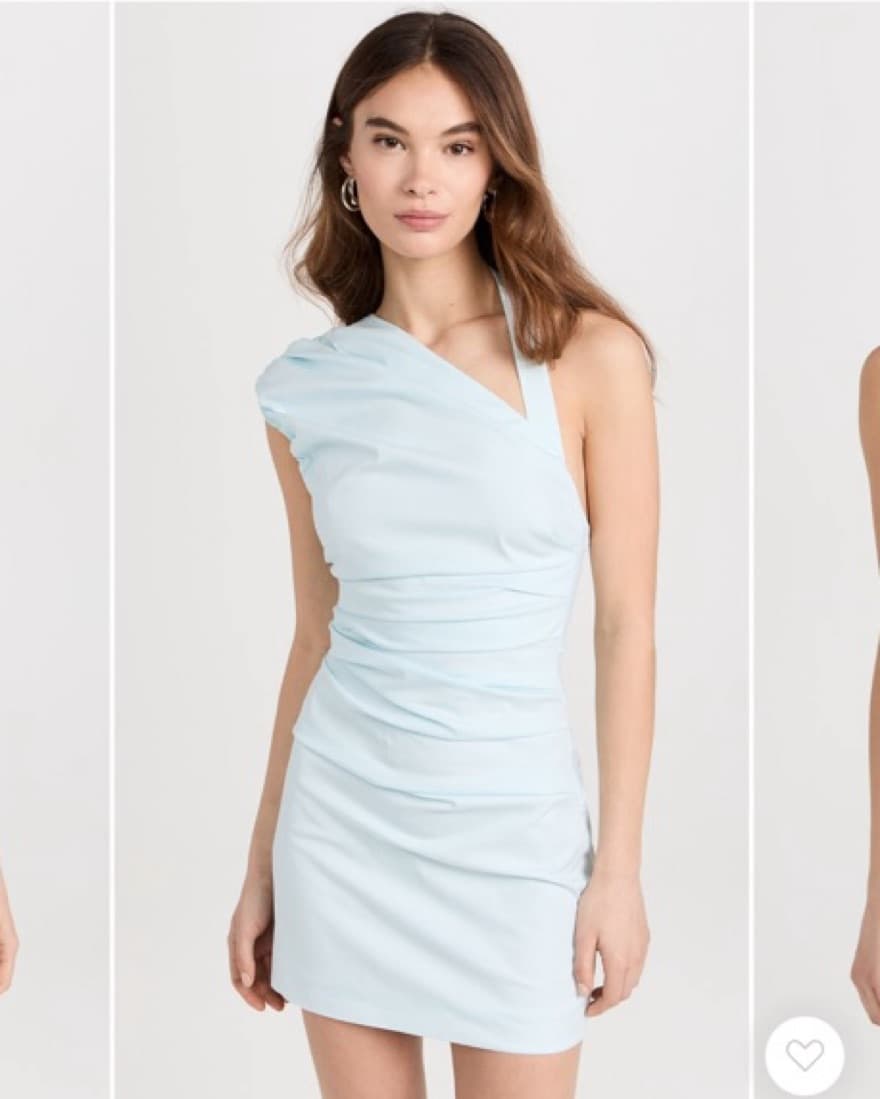 Blue Sir The Label Mini Blue Dress - Image 2