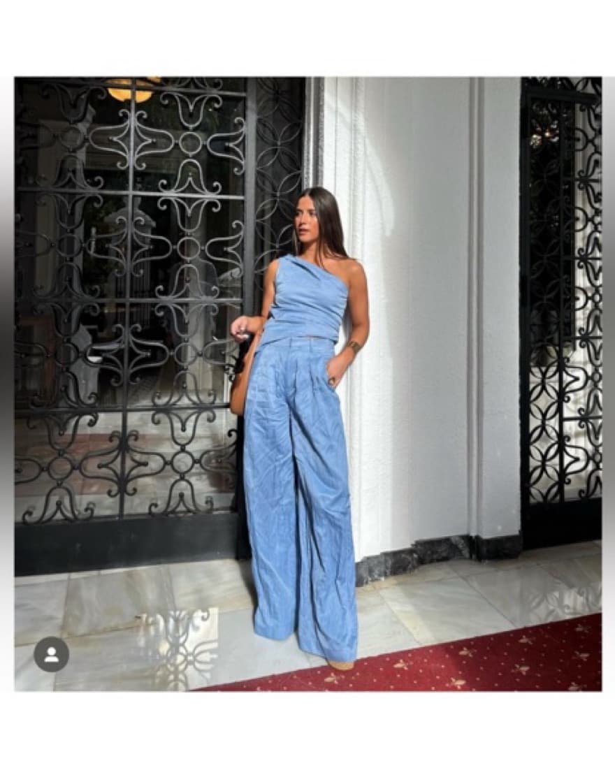 Zara One-Shoulder Jumpsuit set - Image 1