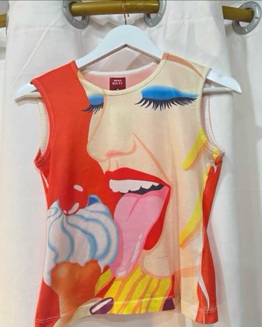 Miss Sixty Vintage Ice Cream Top - Image 1
