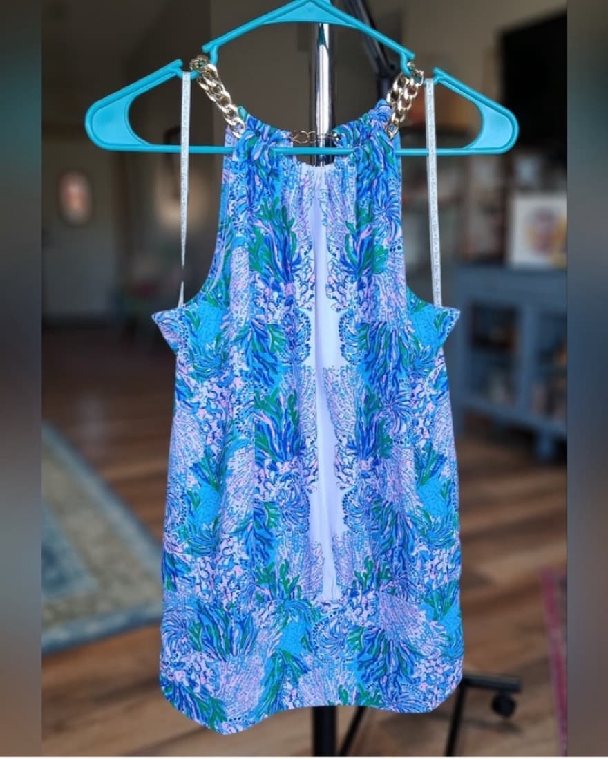 Lilly Pulitzer Chain Halter Top - Image 2