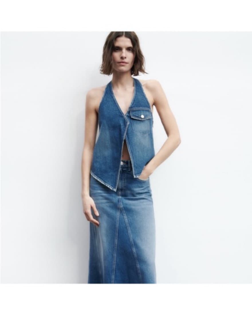 Denim Halter Top  - Image 2