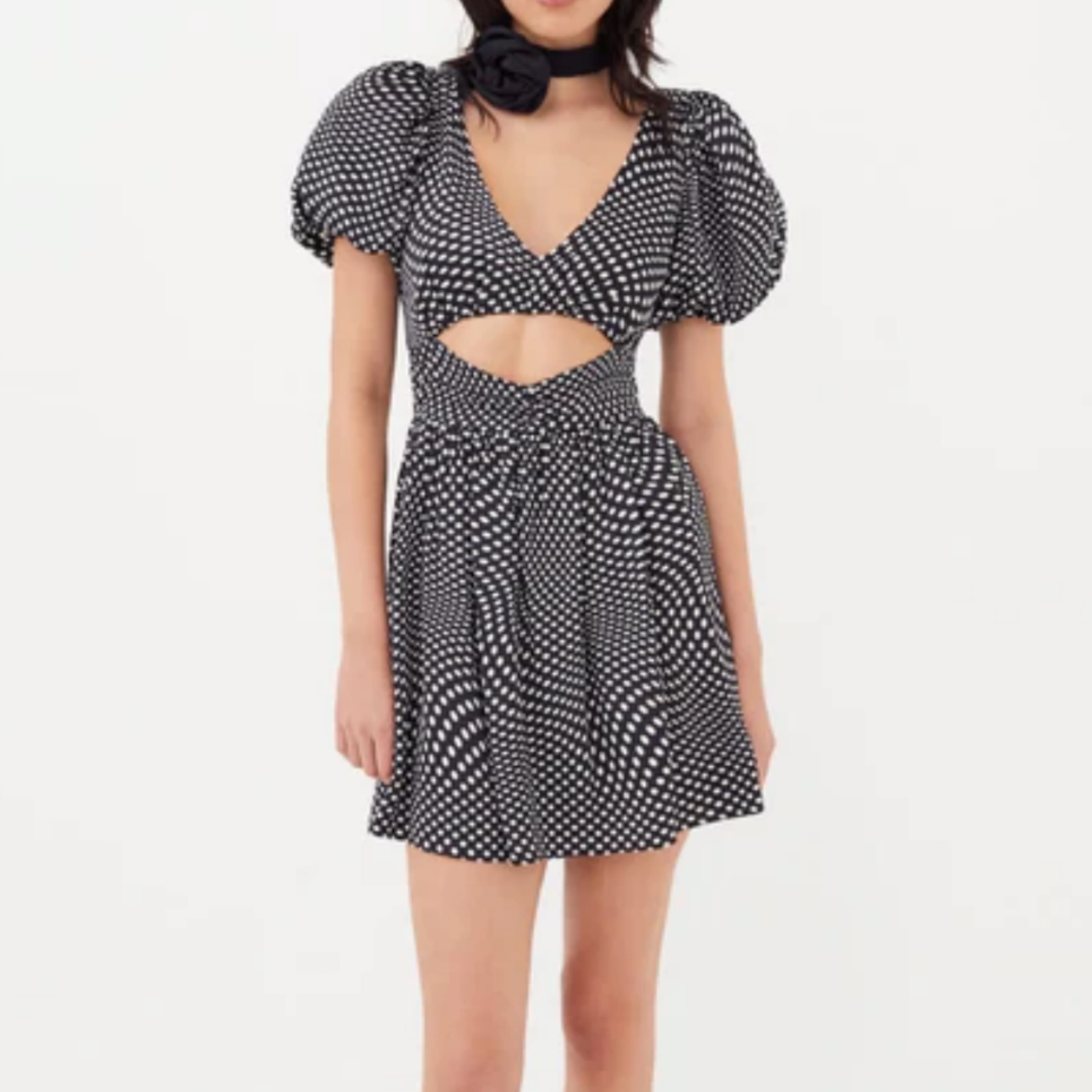 For Love & Lemons Anya Polka Dot Dress - Image 4