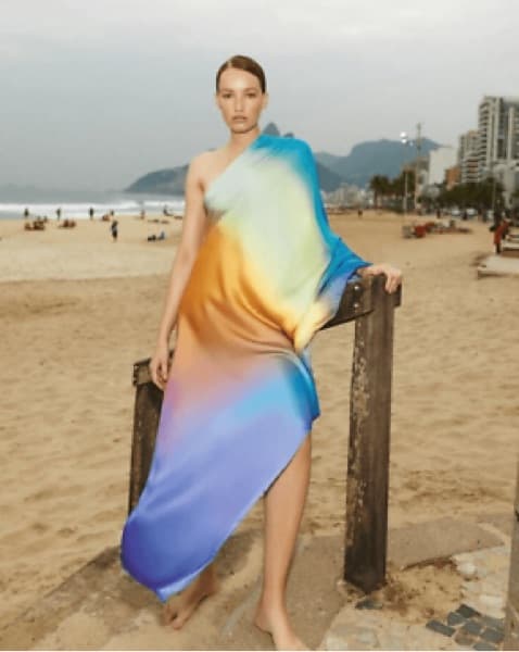 Baobab Papagayo Cabana One Shoulder Maxi - Image 1