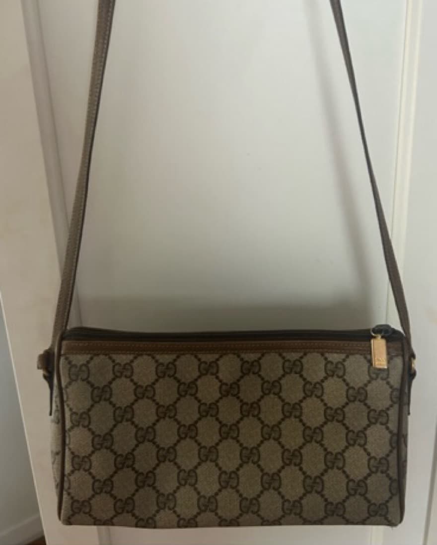 Gucci GG Monogram Canvas Handbag - Image 2