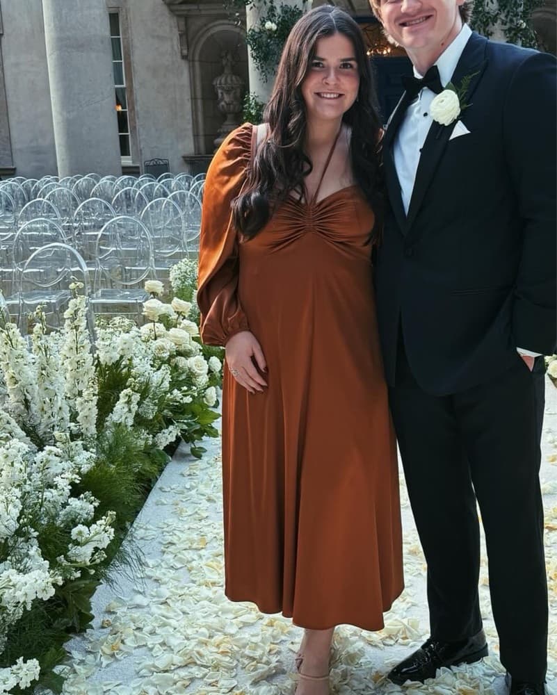 Long Sleeve Formal Maxi Dress - Image 1