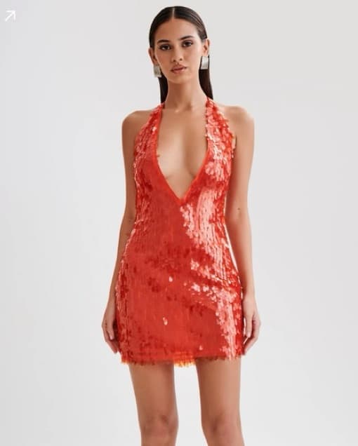 Meshki Halter Party Dress - Image 1
