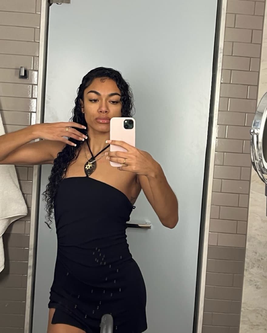 Strappy Black Mini Dress - Image 2