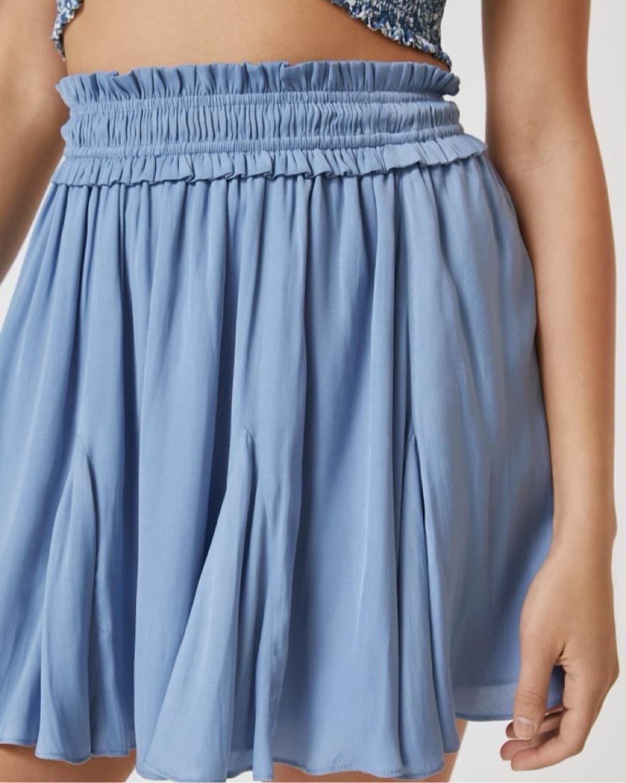 Current Air Blue flowy Skirt  - Image 3