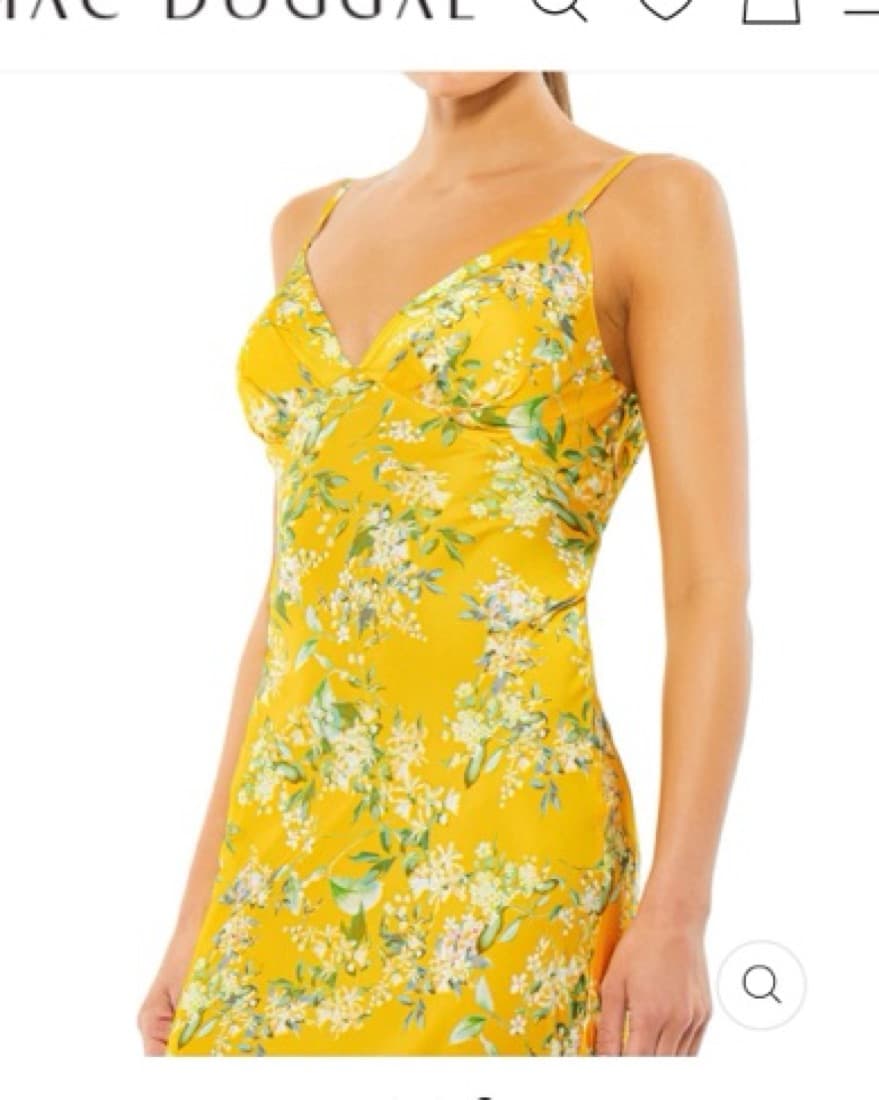 Macduggal Floral Print Gown - Image 4