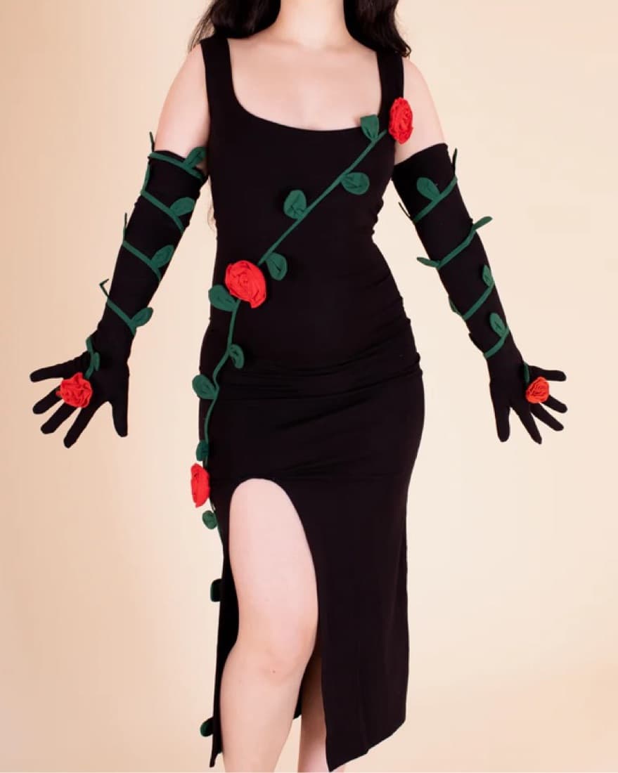 Samantha Pleet Climbing Rose Dress - Image 4