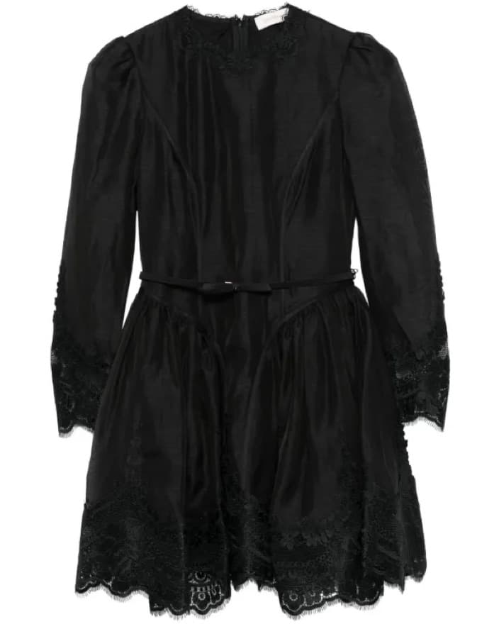 Zimmerman HYPNOTIC LACE TRIM MINI DRESS - Image 5