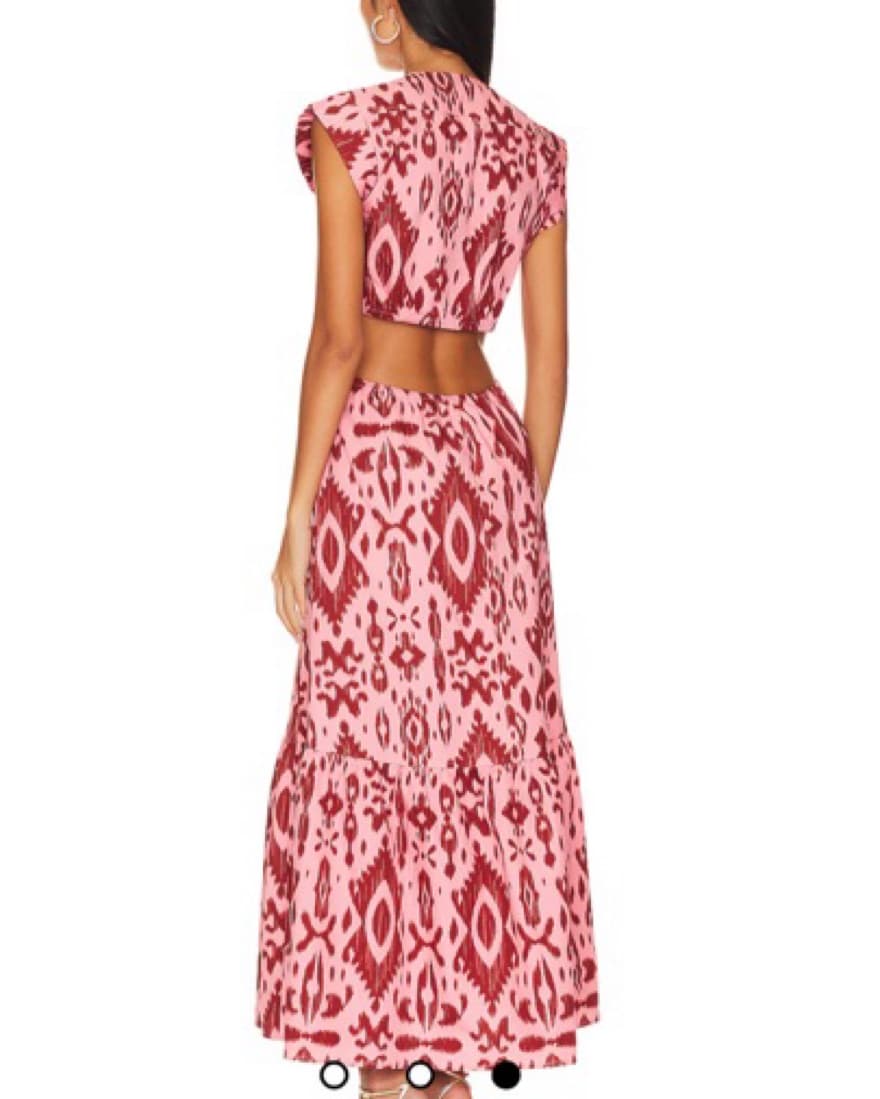 Revolve Pink and Red Dress - Image 3