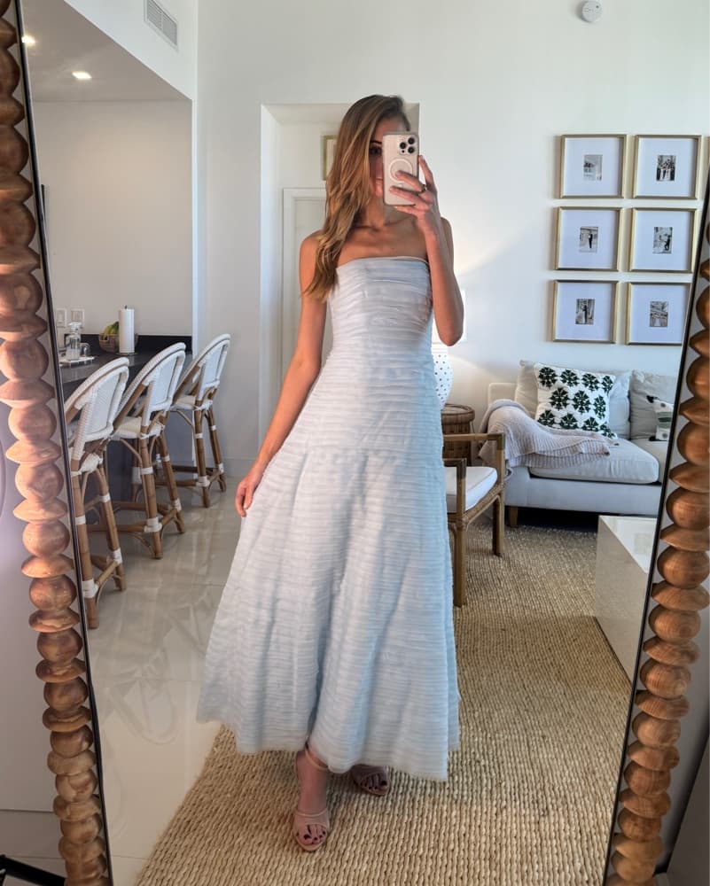 Aje Soundscape Maxi Dress Blue | Blue Wedding Guest Dress, Blue Bridesmaid Dress, Blue Formal Dress  - Image 4