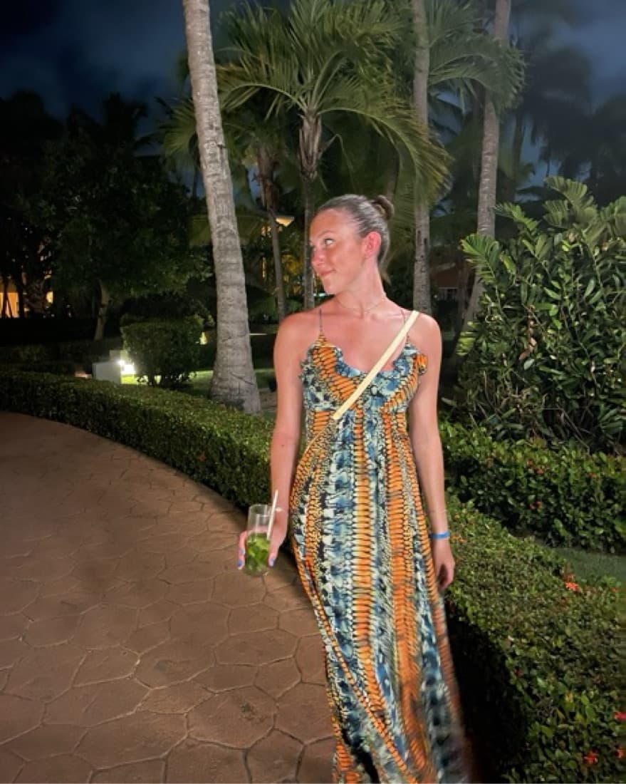 Butterfly maxi gown - Image 1