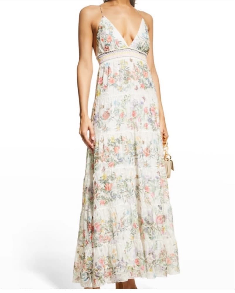 Alice + Olivia Karolina Floral Dress - Image 4