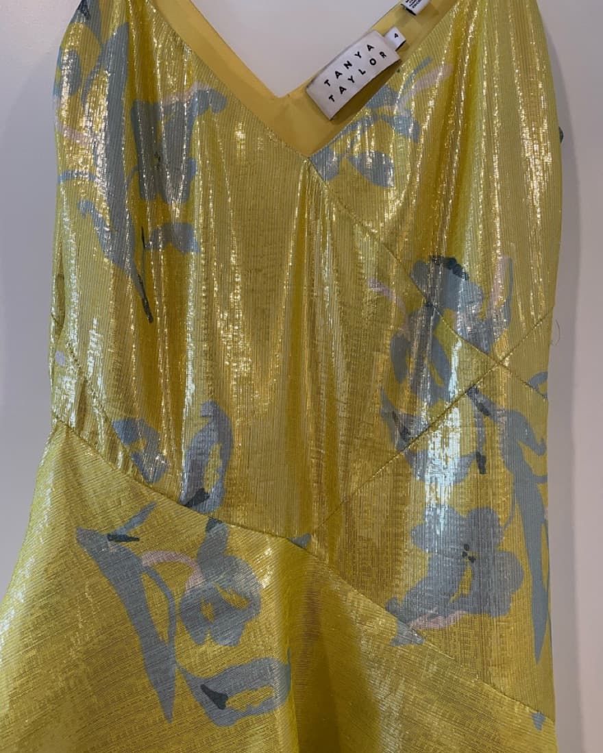 Tanya Taylor Metallic Analia Dress - Image 6