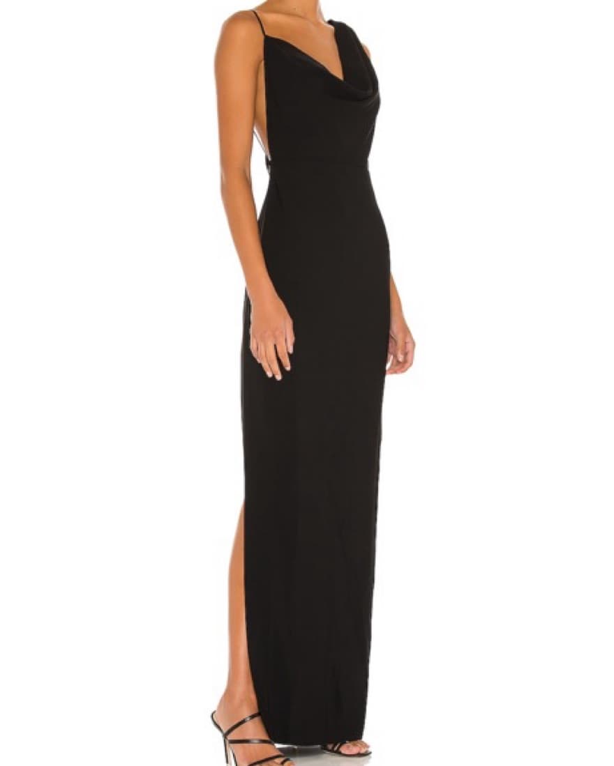 Revolve Black Formal Dress - Image 3