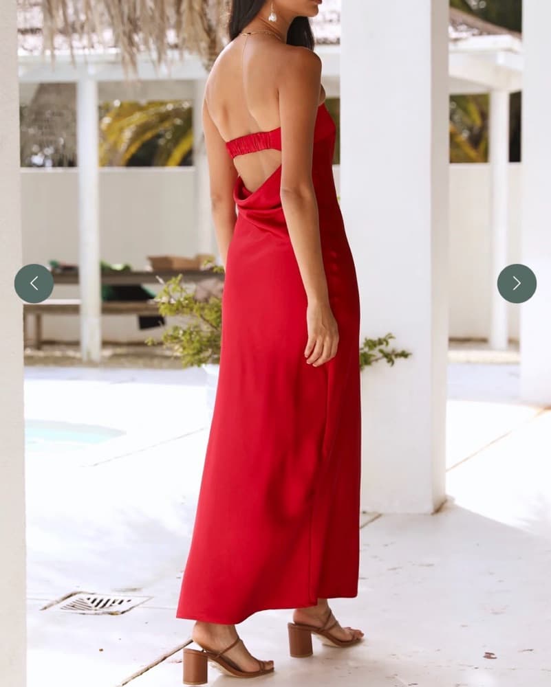 Fortunate One Gleam In Gold Maxi Dress R - Image 2