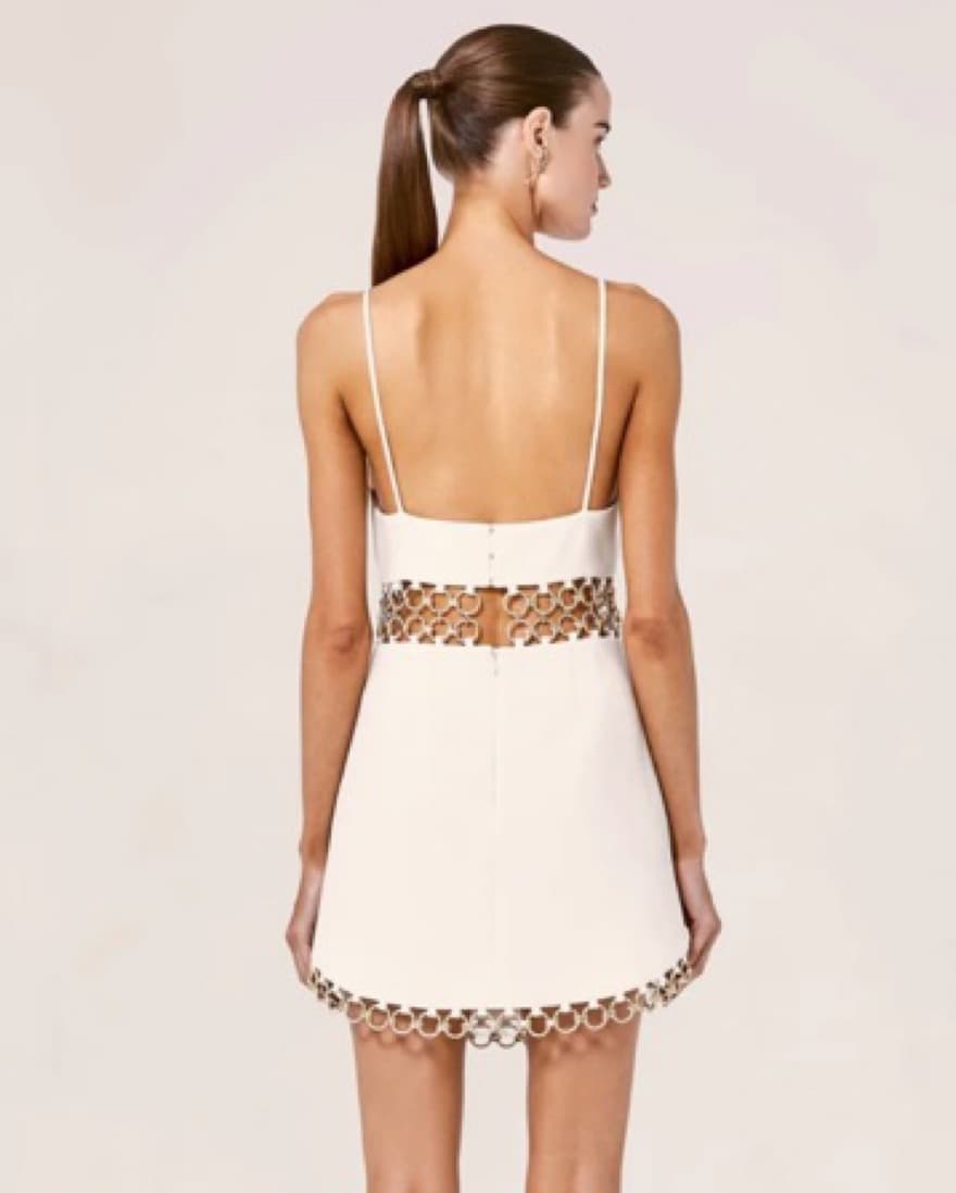 White Alexis Dress - Image 2