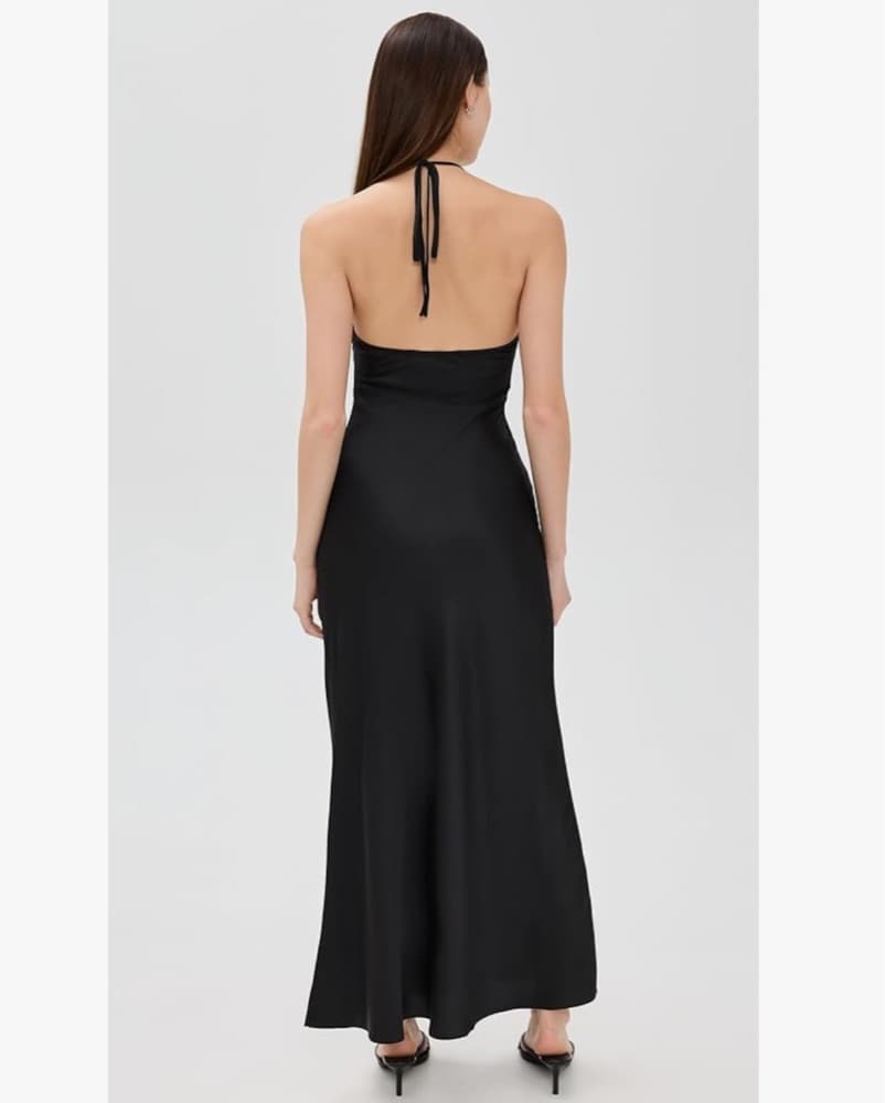 Lioness Lace Trim Halter Maxi Dress - Image 2