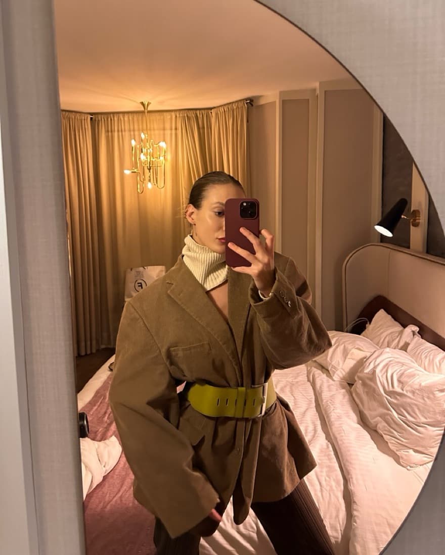 Vintage Brown Cuorderoy Blazer  - Image 1